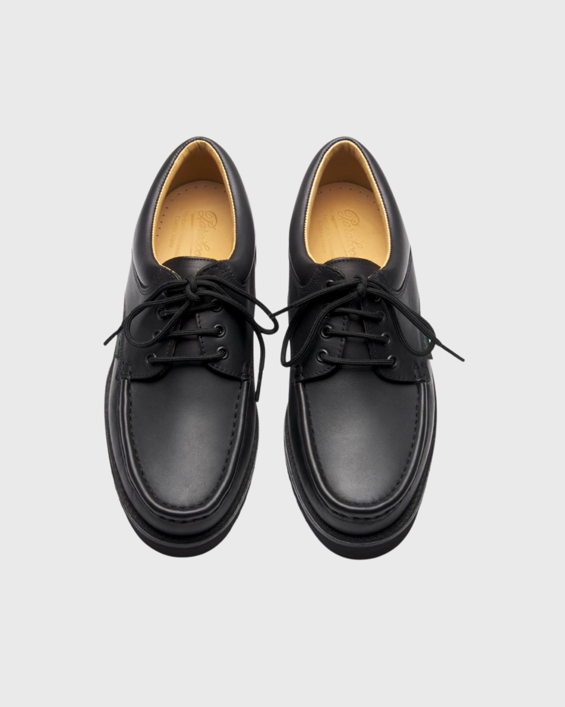 Paraboot Thiers noir cuir lisse