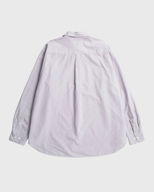 NORSE PROJECTS - Mo cotton tencel shirt crocus purple - vue de dos