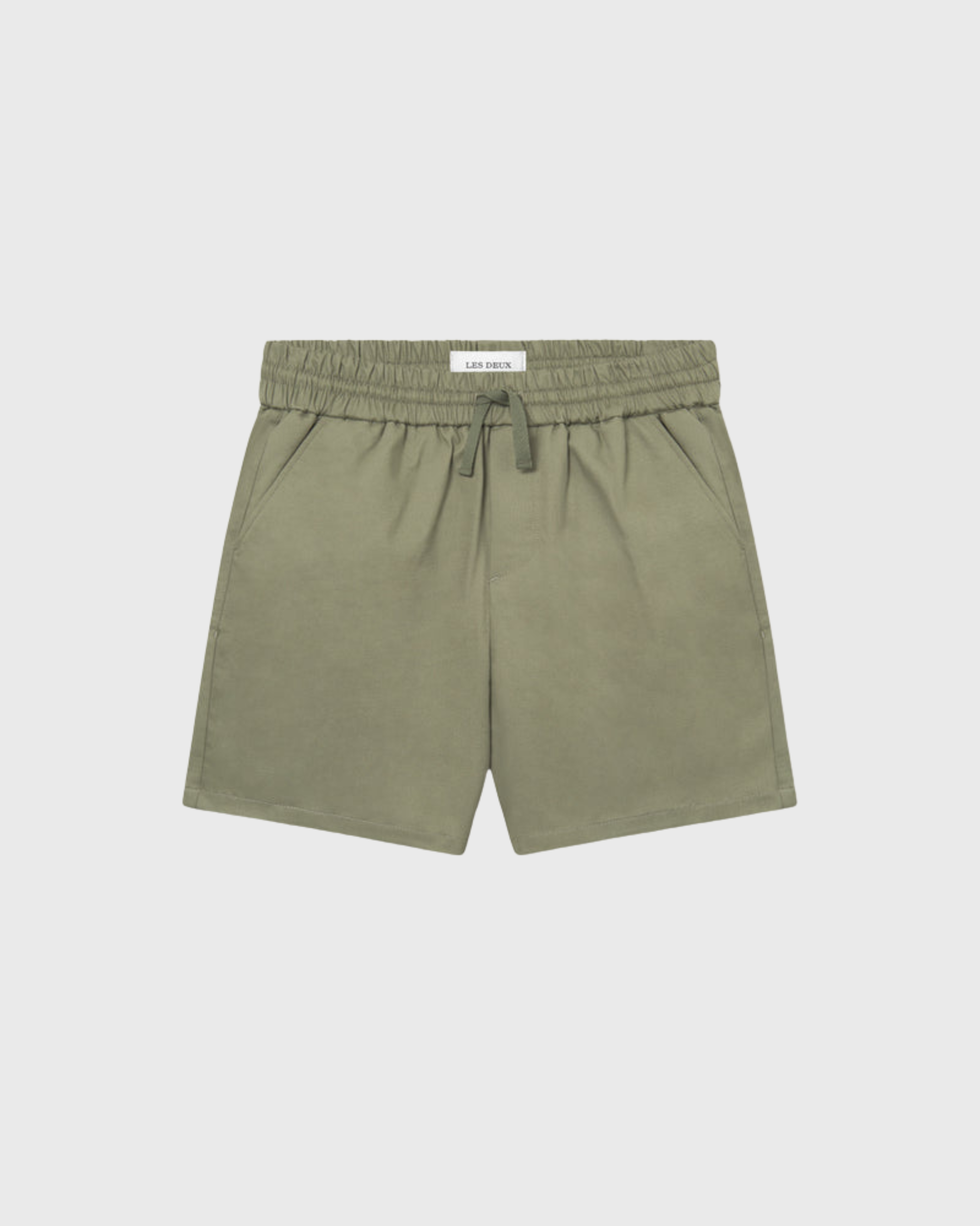 short les deux cotton otto kaki lichen green