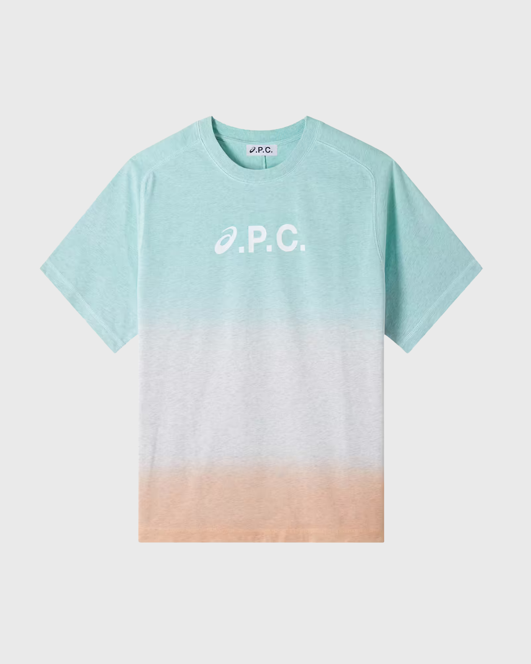 apc asics collab tshirt multicolore