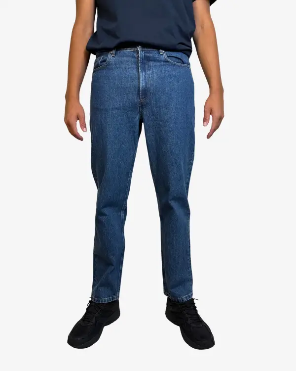 Jean A.P.C. Martin coupe droite en denim indigo délavé porté