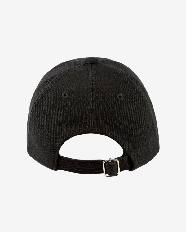 Vue de dos de la casquette Charlie noire A.P.C.