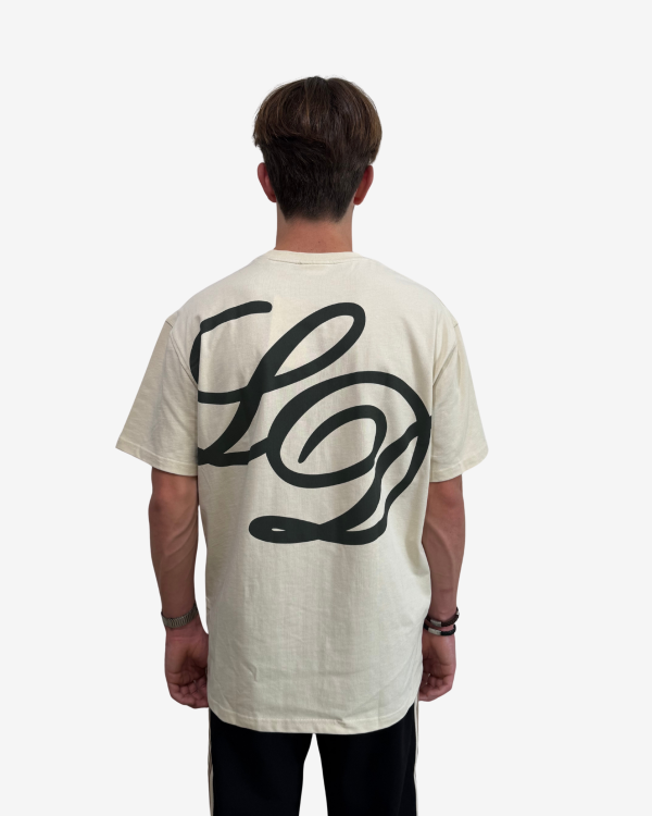 Vue de dos du t-shirt Danton ivory Les Deux