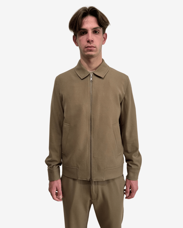 Veste caramel Como Coach signée LES DEUX avec finitions soignées