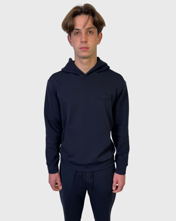 Hoodie X‑Soft Navy Paul & Shark vue de face