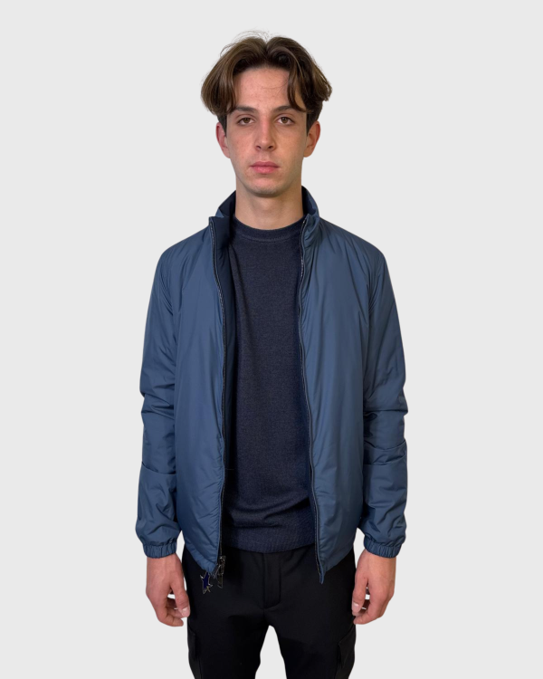 Veste Paul & Shark Typhoon Platinum réversible vue de face côté bleu