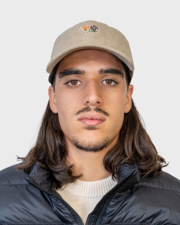 Casquette Les Deux Felipe Dad Cap Dark Sand coton premium