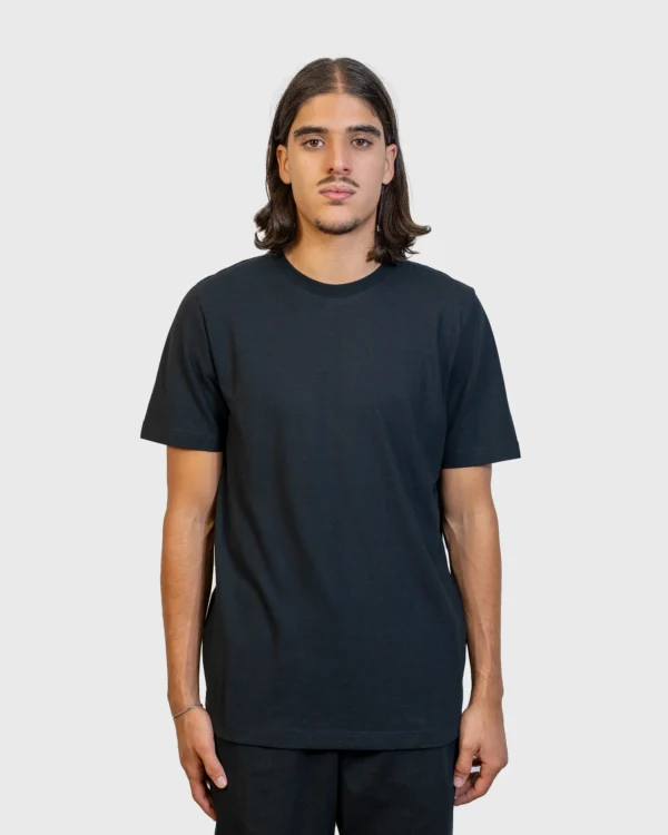 T-shirt Norse Projects noir Cotton Crêpe homme