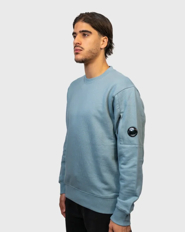 sweatshirt C.P. Company coton brossé tissage diagonal