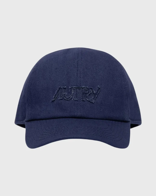 casquette Autry bleu en nuance avec logo ton sur ton