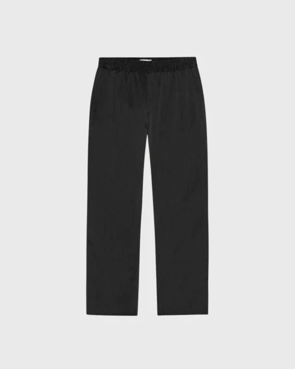 Pantalon Les Deux Houston noir texture plissée