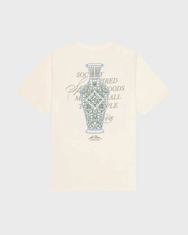 Vue de dos t-shirt Les Deux Ben Faience imprimé artistique