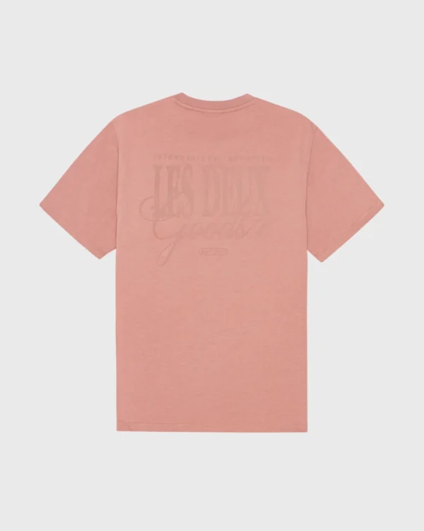 Vue de dos t-shirt Les Deux Ben Goods imprimé contrasté