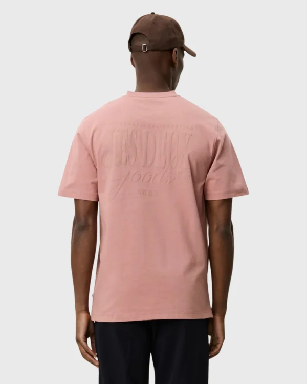 Imprimé relief graphique au dos t-shirt rose Les Deux