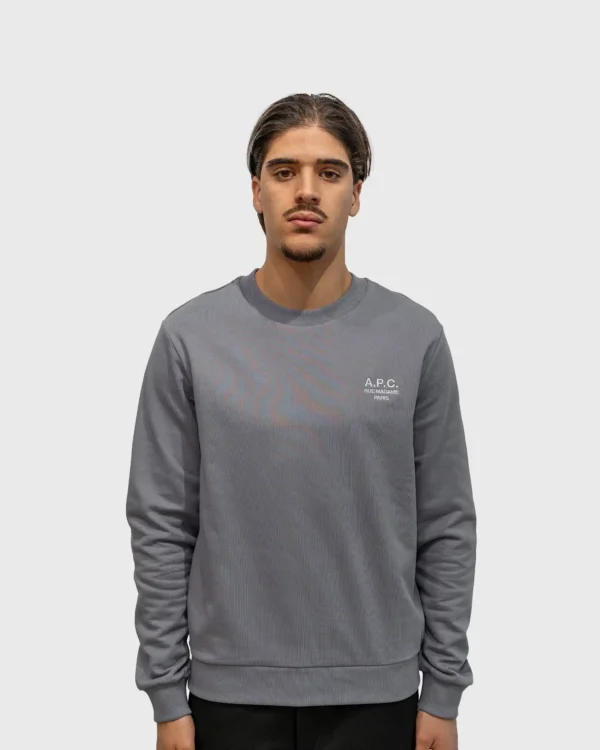 Sweat A.P.C. Rue Madame lila coton biologique