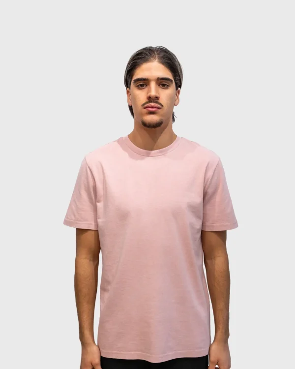 T-shirt A.P.C. Printemps rose coton biologique