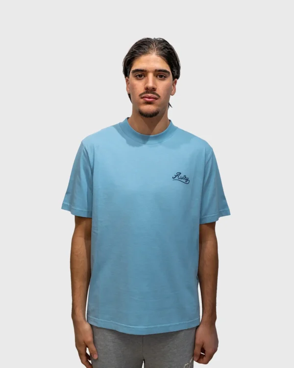 T-shirt Autry bleu Main Jersey coton