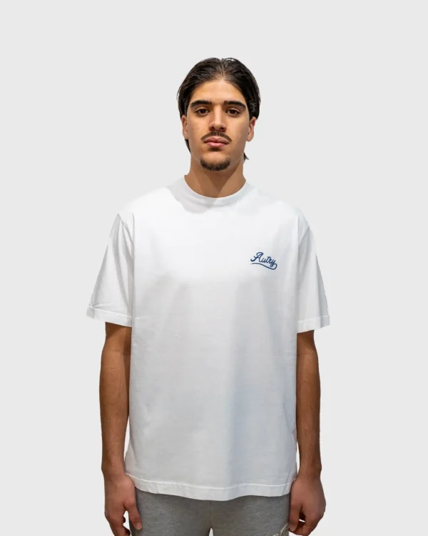 T-shirt Autry blanc Main Jersey coton