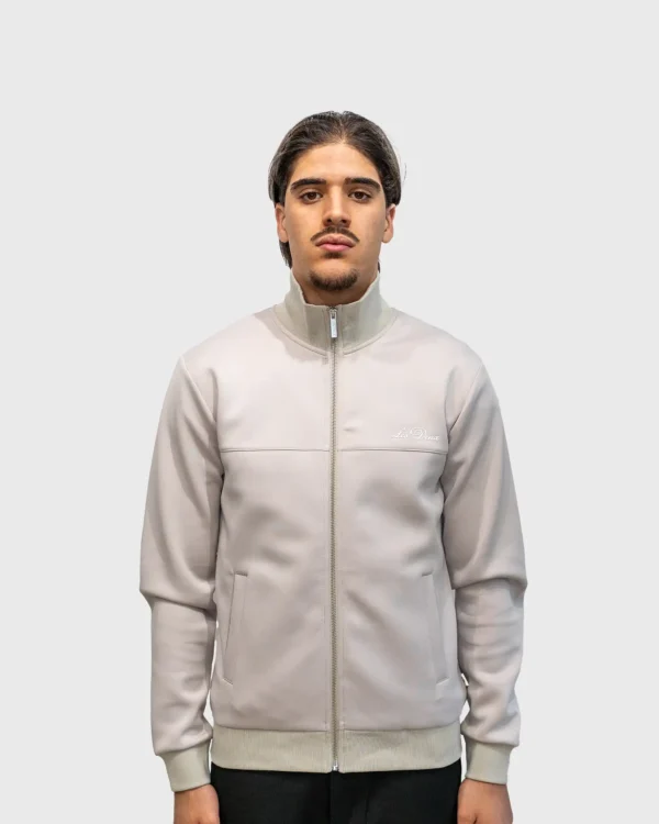 Veste beige Les Deux Ballier Crew Track homme