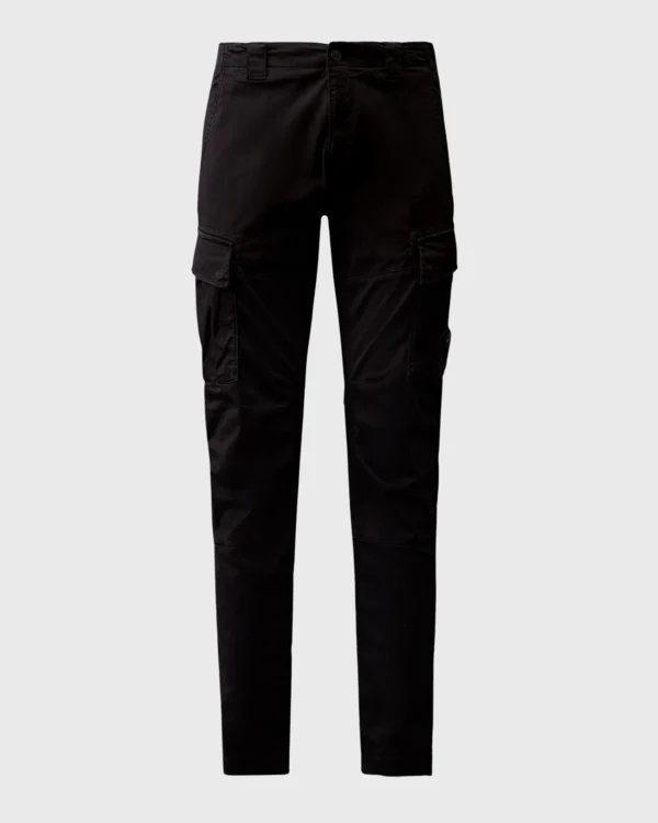 pantalon cargo C.P. Company stretch sateen bleu homme
