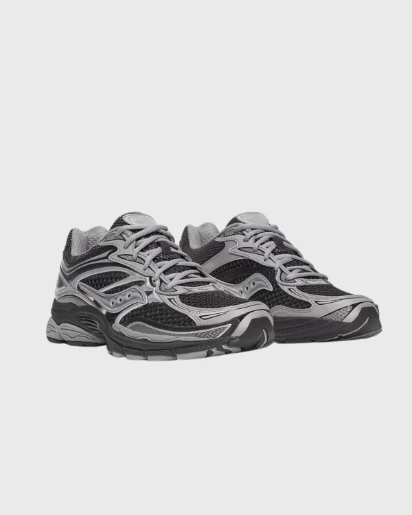 vue profil Saucony Omni 9 Black Silver