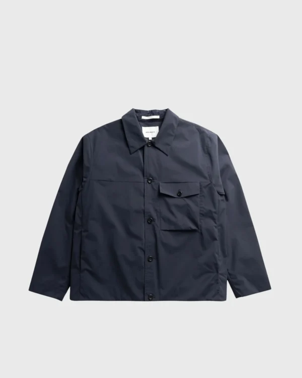 surchemise ARRESSKOV WINDSTOPPER Norse Projects dark navy