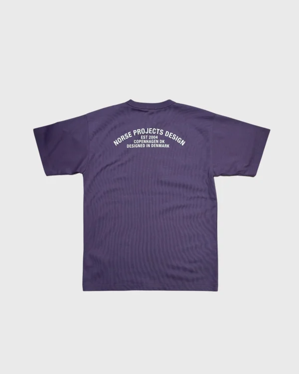 imprimé dos t-shirt Norse Projects violet