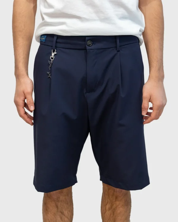 Short Paul & Shark bleu marine Dynamic Stretch homme