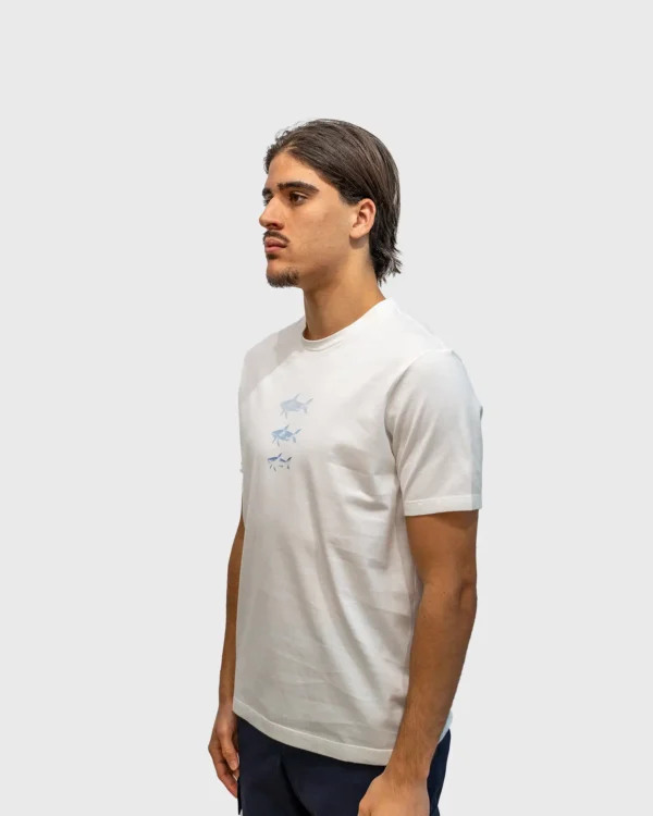 Coupe regular fit tshirt Paul & Shark blanc