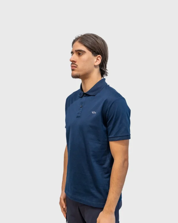 Coupe regular fit polo Paul & Shark bleu marine