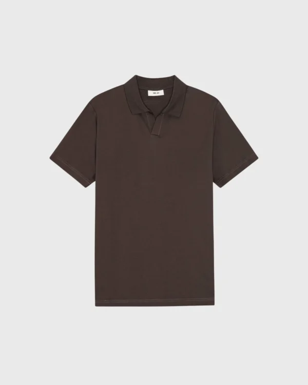 polo NN07 Paul Deep Truffle homme coton bio
