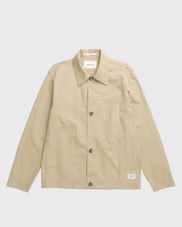 surchemise Norse Projects khaki homme coton italien